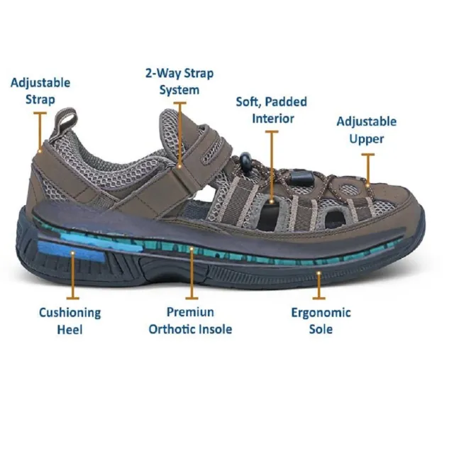 Orthofeet Men's Clearwater Casual Shoes