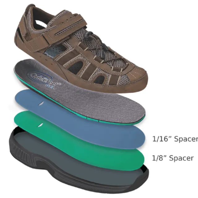 Orthofeet Men's Clearwater Casual Shoes