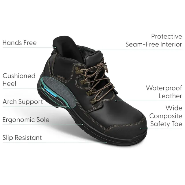 Orthofeet Men's Graphite Boots