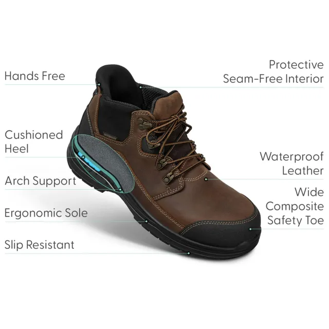 Orthofeet Men's Graphite Boots