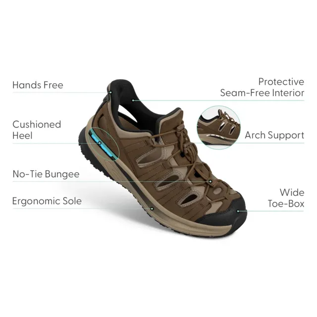 Orthofeet Men's Saturn Sandals