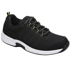 Orthofeet Women's Coral Walking/Athletic Shoes Black
