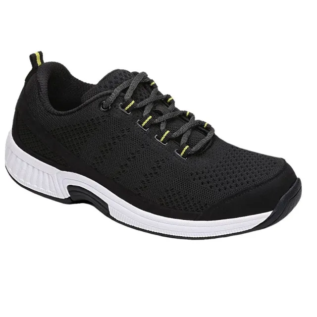 Orthofeet Women's Coral Walking/Athletic Shoes Black