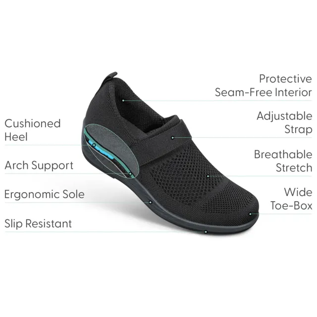 Orthofeet Women's Eve Casual Shoes
