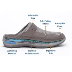 Orthofeet Women's Louise Slippers