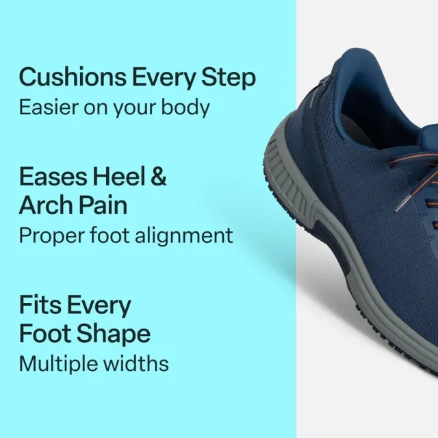 Orthofeet Yari Men's Hands-Free Athletic Shoe