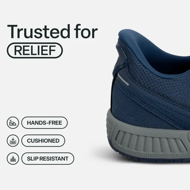 Orthofeet Yari Men's Hands-Free Athletic Shoe