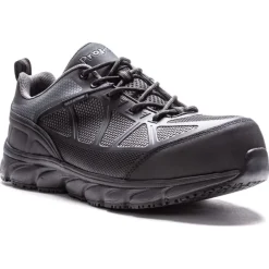 Propet Men's Seeley II Work Shoes Black/Grey