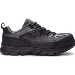 Propet Men's Seeley II Work Shoes Black/Grey