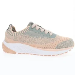 Propet Women's EC-5 Athletic Shoes Grey/Peach