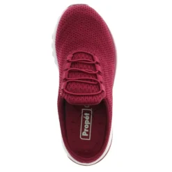 Propet Women's Tour Knit Slide Shoes Wine