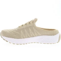 Propet Women's Tour Knit Slide Shoes Sand