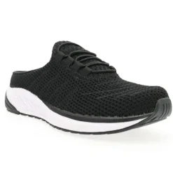 Propet Women's Tour Knit Slide Shoes Black