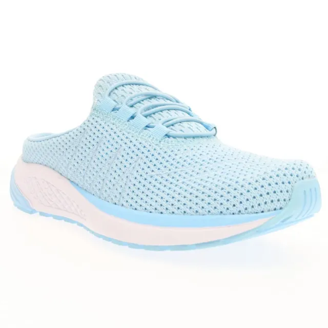 Propet Women's Tour Knit Slide Shoes Baby Blue