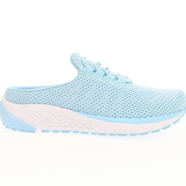 Propet Women's Tour Knit Slide Shoes Baby Blue