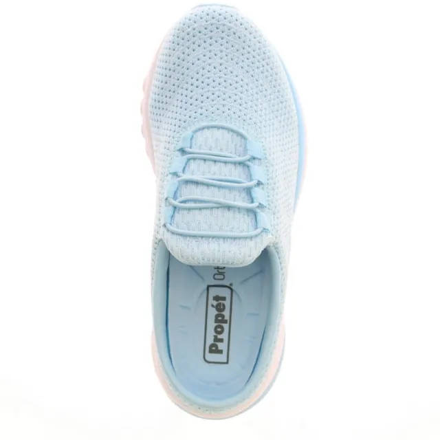 Propet Women's Tour Knit Slide Shoes Baby Blue