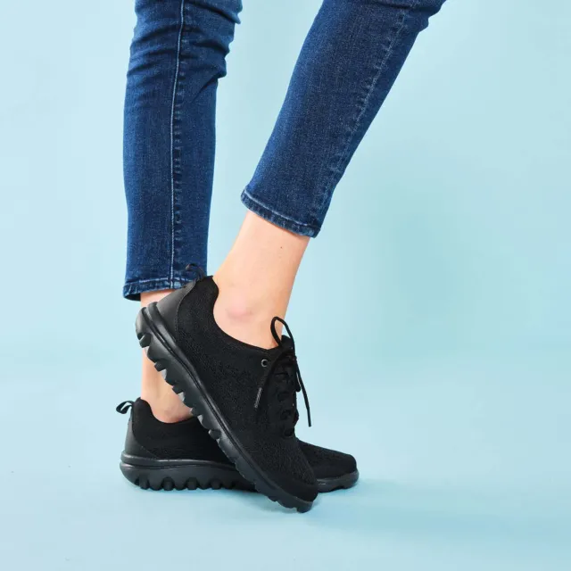 Propet Women's TravelActiv Shoes All Black