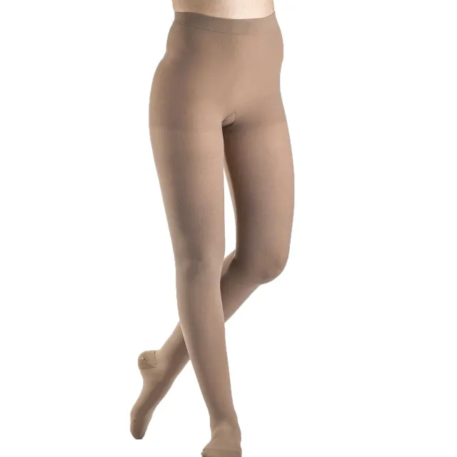 Sigvaris Dynaven 973 Women's Access Open Toe Pantyhose 30-40 mmHg