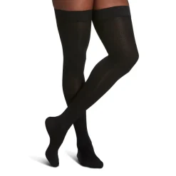 Sigvaris Essential 232 Cotton Men's Thigh Highs w/Grip Top 20-30 mmHg