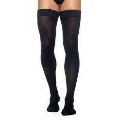 Sigvaris Essential 862 Men's Opaque Thigh Highs w/Grip Top 20-30 mmHg