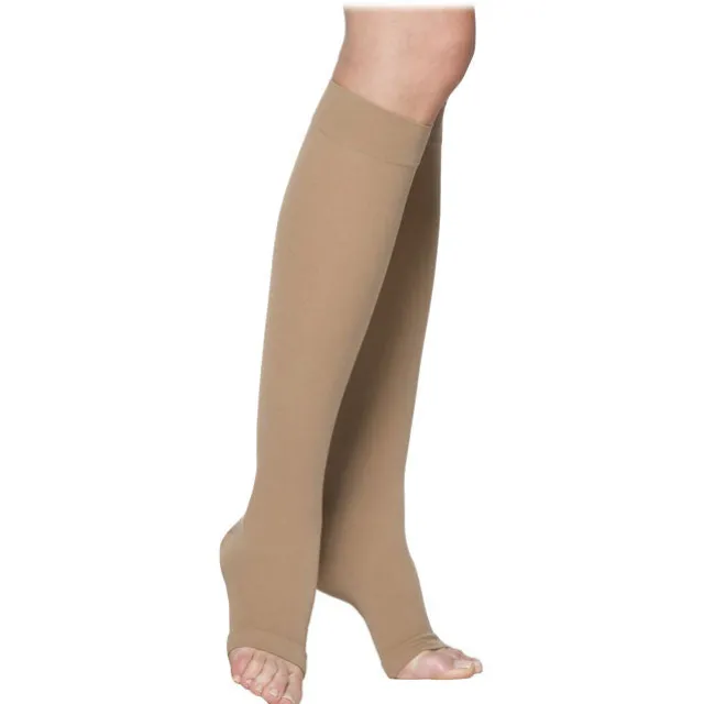 Sigvaris Essential 233 Men's & Women's Cotton Open Toe Knee Highs 30-40 mmHg