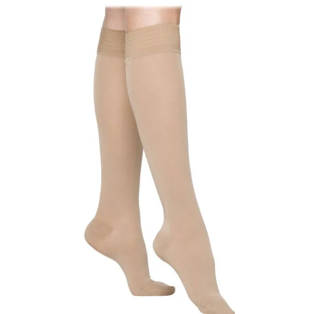 Sigvaris Essential 862 Opaque Women's Knee Highs w/Grip Top 20-30 mmHg