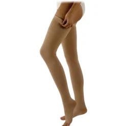 Sigvaris Specialty 503 Natural Rubber Open Toe Thigh Highs 30-40 mmHg
