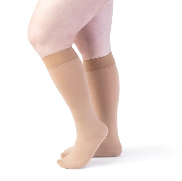Sigvaris Specialty 554 Secure Women's Knee Highs w/Silicone Band 40-50 mmHg
