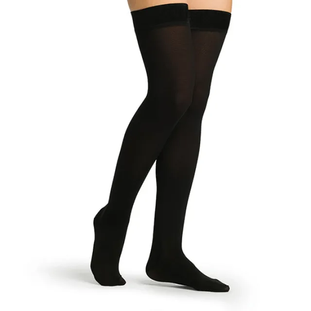 Sigvaris Specialty 554 Secure Women's Thigh Highs w/Silicone Band 40-50 mmHg
