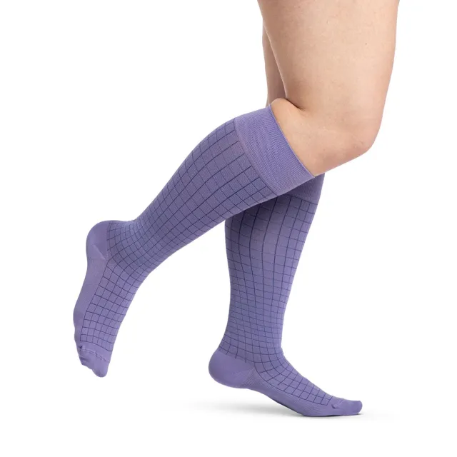 Sigvaris Style 832 Microfiber Patterns Women's Socks 20-30 mmHg