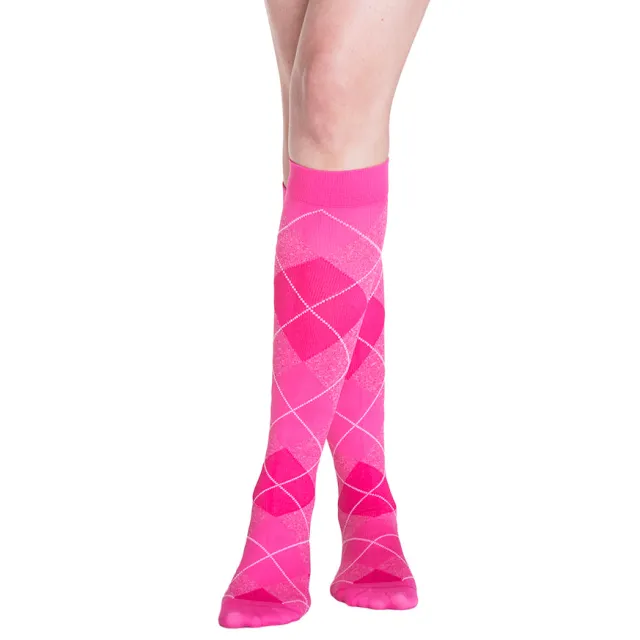 Sigvaris Style 832 Microfiber Patterns Women's Socks 20-30 mmHg