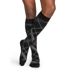 Sigvaris Style 832 Microfiber Patterns Men's Socks 20-30 mmHg