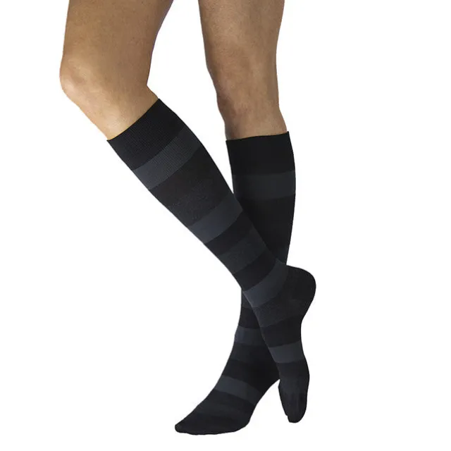 Sigvaris Style 832 Microfiber Patterns Men's Socks 20-30 mmHg