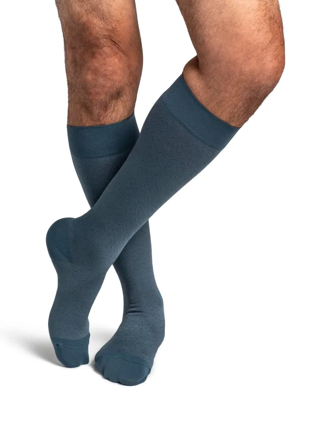 Sigvaris Style 832 Microfiber Patterns Men's Socks 20-30 mmHg