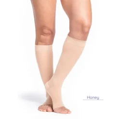 Sigvaris Style 783 Women's Sheer Open Toe Knee Highs 30-40 mmHg