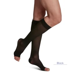 Sigvaris Style 783 Women's Sheer Open Toe Knee Highs 30-40 mmHg