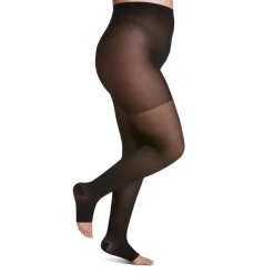Sigvaris Style 781 Women's Sheer Open Toe Pantyhose 15-20 mmHg