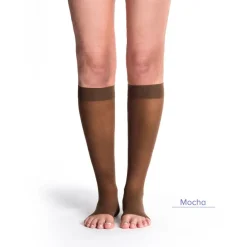 Sigvaris Style 782 Women's Sheer Open Toe Knee Highs 20-30 mmHg