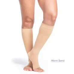 Sigvaris Style 782 Women's Sheer Open Toe Knee Highs 20-30 mmHg