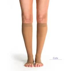 Sigvaris Style 782 Women's Sheer Open Toe Knee Highs 20-30 mmHg