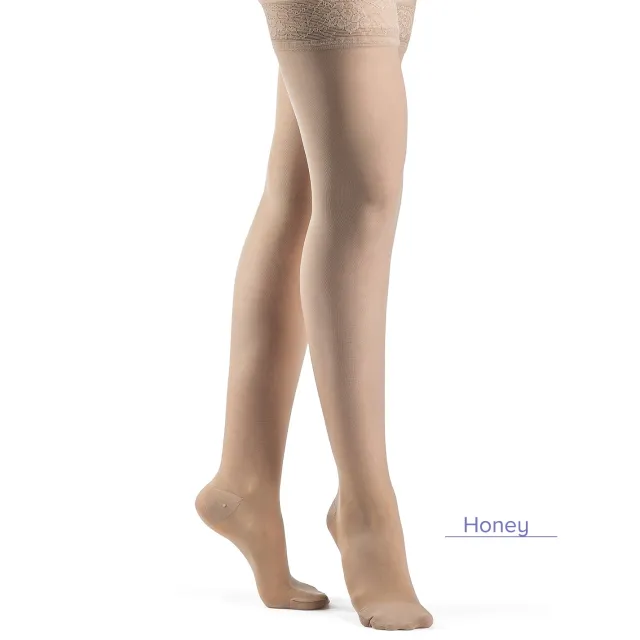 Sigvaris Style 783 Women's Sheer Thigh Highs w/Grip Top 30-40 mmHg