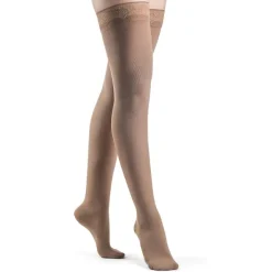 Sigvaris Style 842 Women's Soft Opaque Thigh Highs w/Grip Top 20-30 mmHg