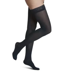 Sigvaris Style 843 Women's Soft Opaque Thigh Highs w/Grip Top 30-40 mmHg