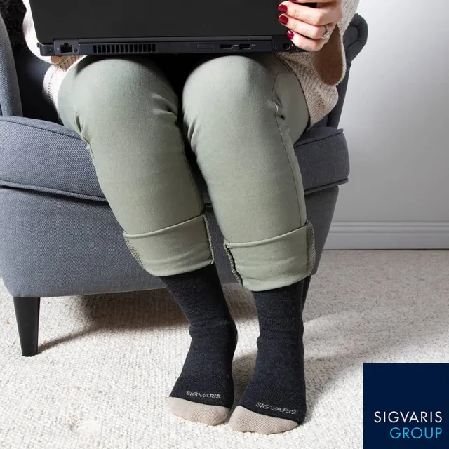 Sigvaris Well Being 421 Merino Outdoor Knee High Socks 15-20 mmHg