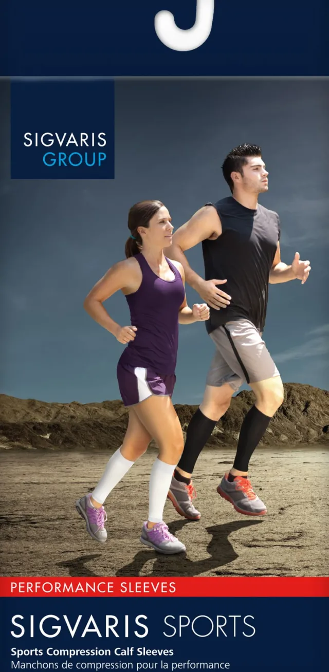 Sigvaris Well Being 412V Athletic Performance Leg Sleeves 20-30 mmHg