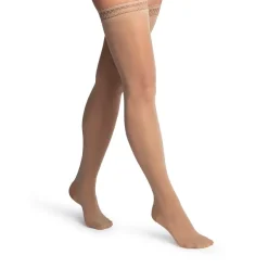 Sigvaris 982 Women's Dynaven Sheer Thigh Highs w/Grip Top 20-30 mmHg