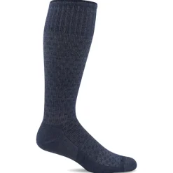 SockWell Men's Shadow Box Knee High Socks 15-20 mmHg