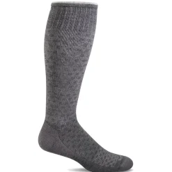 SockWell Men's Shadow Box Knee High Socks 15-20 mmHg