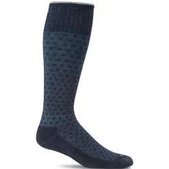SockWell Men's Shadow Box Knee High Socks 15-20 mmHg