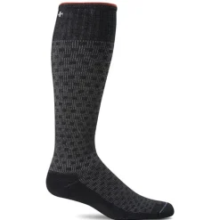 SockWell Men's Shadow Box Knee High Socks 15-20 mmHg